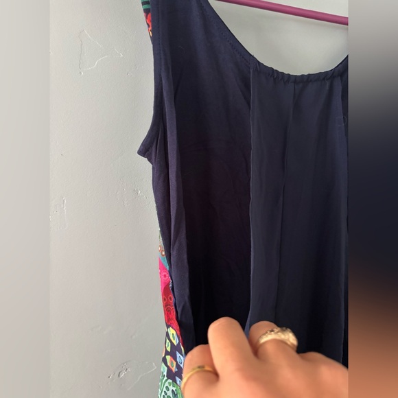 Desigual Colorful Flowy Sleeveless Top-size S - Picture 3 of 5